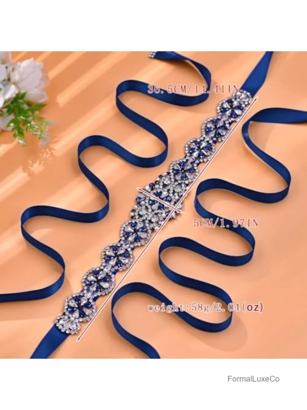 Handmade Rhinestone Obi Belt Satin Pearl Wedding Bridesmaid Decorative Belt